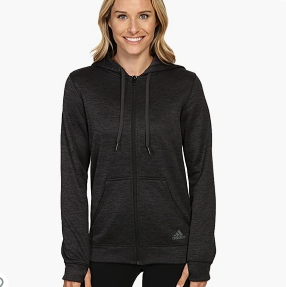 adidas Jackets & Blazers - Adidas Women's Climawarm Zip-Up Hooded Jacket XS
